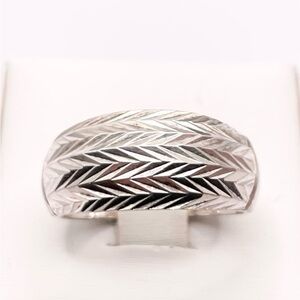 Size 8 Vintage Milor 925 Sterling Silver Ring